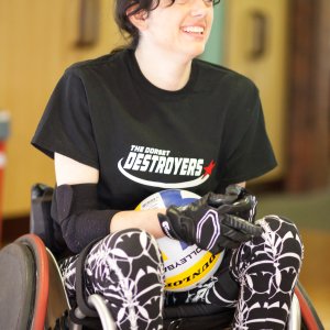 Dorset Woman Grace McGowan of The Dorset Destroyers is the face of national campaign to help more young people play Wheelchair Rugby
