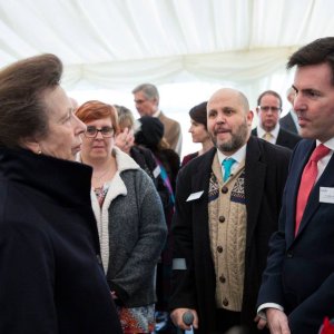 The Dorset Destroyers Wheelchair Rugby Club meet HRH Princess Anne