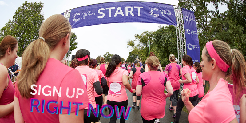 Sign up for Race for Life today