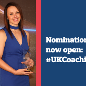 Nominations now open for prestigious UK Coaching Awards