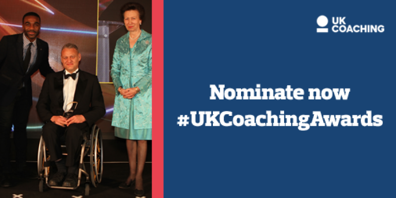 Time is running out to nominate for UK Coaching Awards