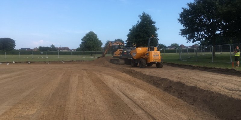 Work begins on Slades Park 3G Pitch
