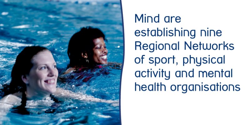 Mind announce the creation of nine sport, physical activity and mental health Regional Networks