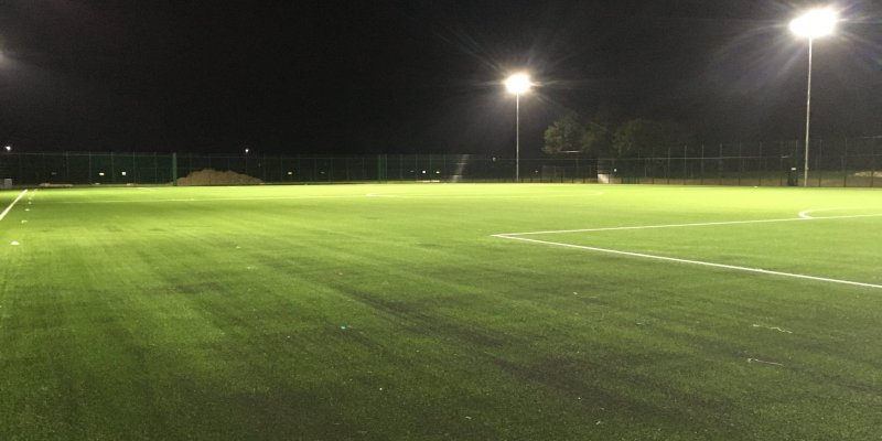 New FIFA standard 3G floodlit football pitch at Slades Park